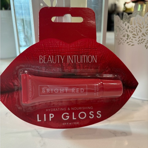 🩷Beauty Intuition Bright Red Lip Gloss NWT - Picture 1 of 2
